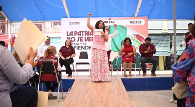 La patria se ama y se defiende: Olga Sosa en Valle Hermoso