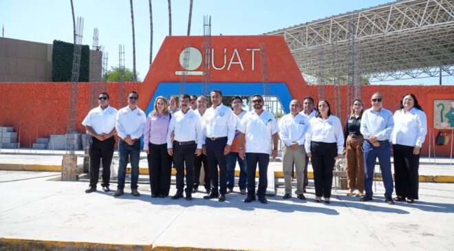 Contará la UAT con más y mejores edificios e infraestructura en Nuevo Laredo. El rector supervisó obras en la frontera