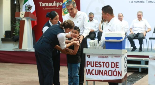 Pone en marcha Américo Campaña Estatal de Vacunación 2026